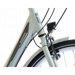 Mestský bicykel 28" SPRICK Zündapp s nízkym nástupom hliníkový rám: 18" Strieborná